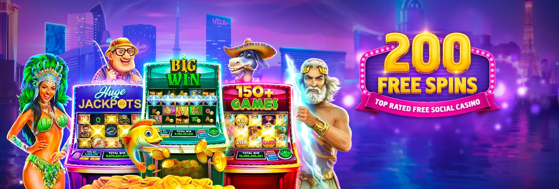 Banner: Free Slots With Bonus Gambino Slots