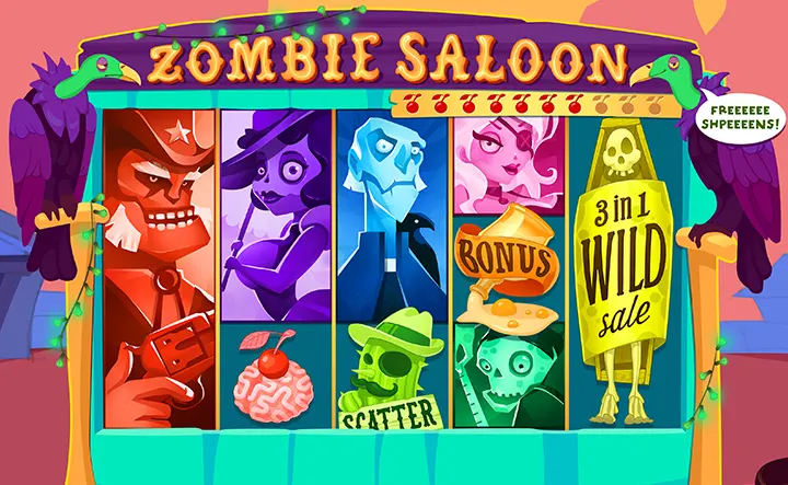 Zombie Saloon Online Slot Game
