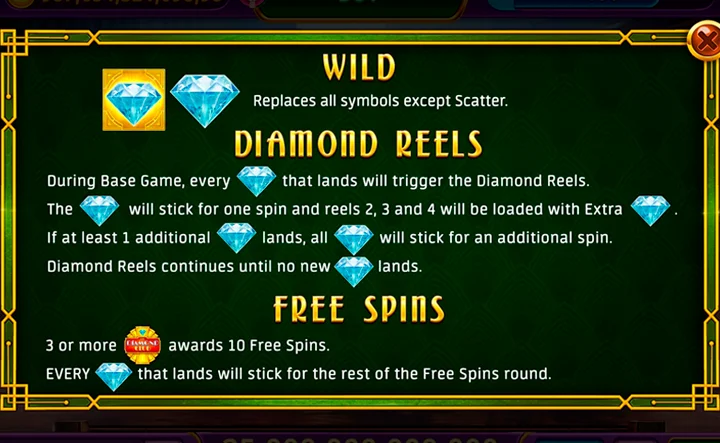 Free Diamond Slots Diamond Club Features and Symbols