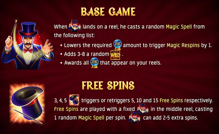 Get free spins on Magnifico Nights slots 